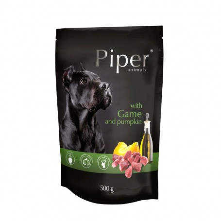 Dolina Noteci Piper Animals mokra karma dla psa z dziczyzną i dynią saszetka 500 g