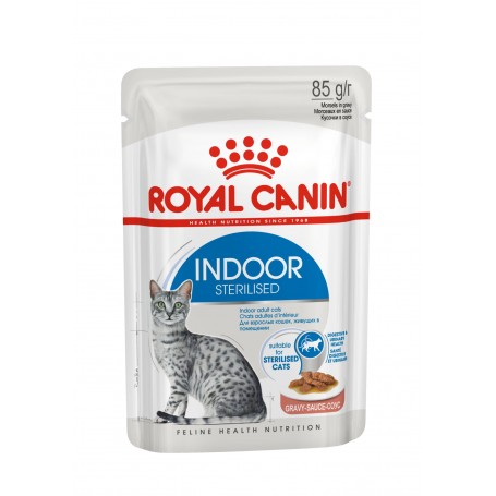 Royal Canin Indoor Sterilized Morsels in Gravy Feline Health Nutrition mokra karma dla kota saszetka