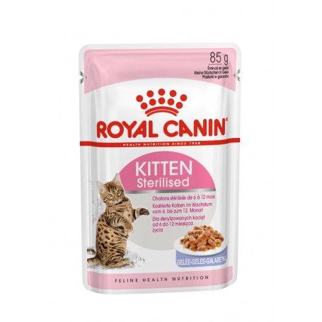 Royal Canin Kitten Sterilised Jelly Feline Health Nutrition mokra karma dla kota saszetka