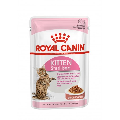 Royal Canin Kitten Sterilised Gravy Feline Health Nutrition mokra karma dla kota saszetka