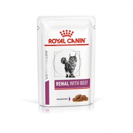 Royal Canin Cat Renal With Beef Veterinary Health Nutrition mokra karma dla kota z wołowiną saszetka