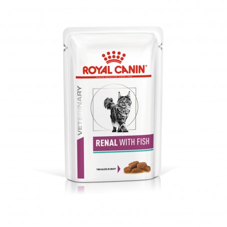 Royal Canin Cat Renal With Fish Veterinary Health Nutrition mokra karma dla kota z rybą saszetka