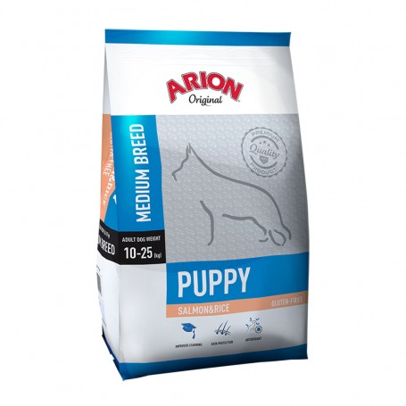 Arion Original Puppy Medium Salmon & Rice sucha karma dla psa z łososiem i ryżem