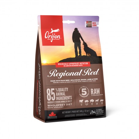 ORIJEN Regional Red Dog biologicznie odpowiednie jedzenie dla psa 340 g