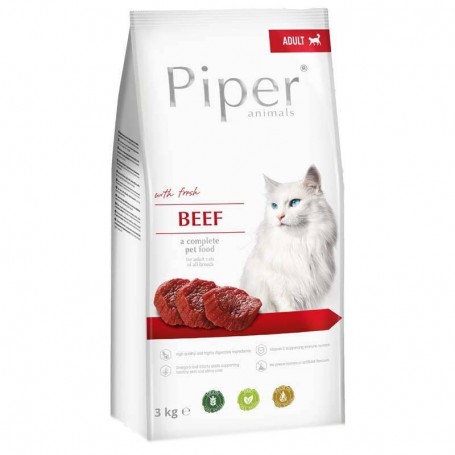 Dolina Noteci Piper Animals sucha karma dla kota z wołowiną