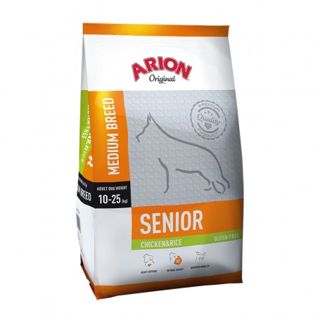Arion Original Senior Medium Chicken & Rice sucha karma dla psa z kurczakiem i ryżem