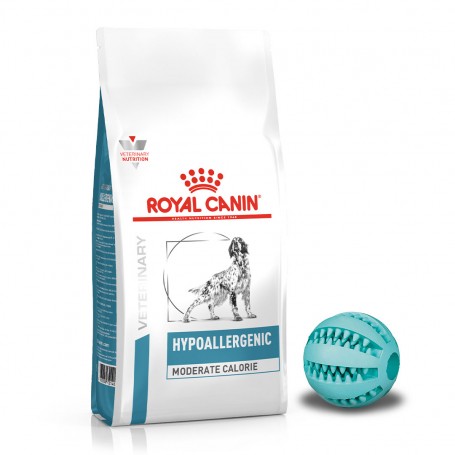 Royal Canin Dog Hypoallergenic Moderate Calorie sucha karma dla psa z alergią, niskokaloryczna + GRATIS!