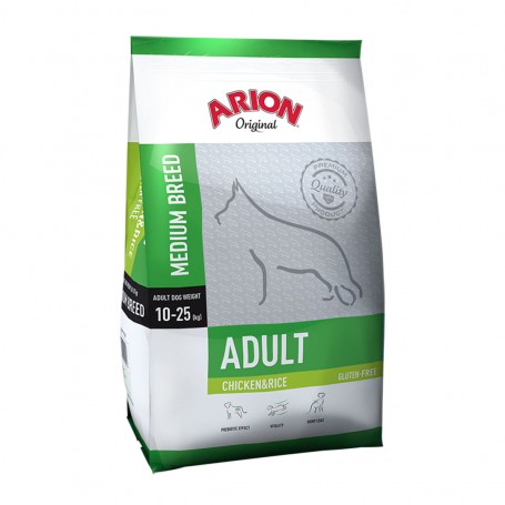Arion Original Adult Medium Chicken & Rice sucha karma dla psa z kurczakiem i ryżem