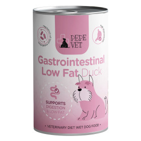 Paka Zwierzaka PEPE VET Gastrointestinal Low Fat z kaczką