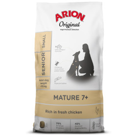 Arion Original Mature 7+ Senior Small Chicken sucha karma dla psa z kurczakiem 7 kg