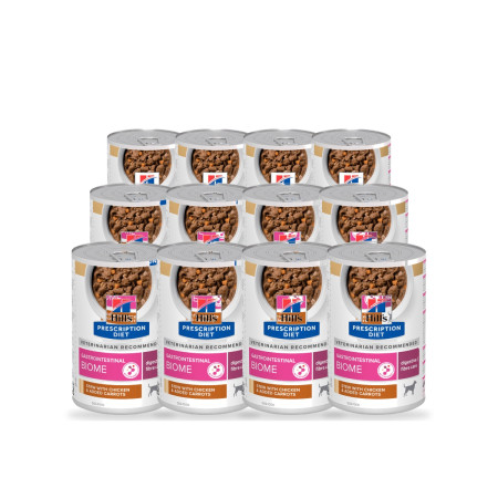 Hill's Biome Digestive Care gulasz zestaw 12x354g