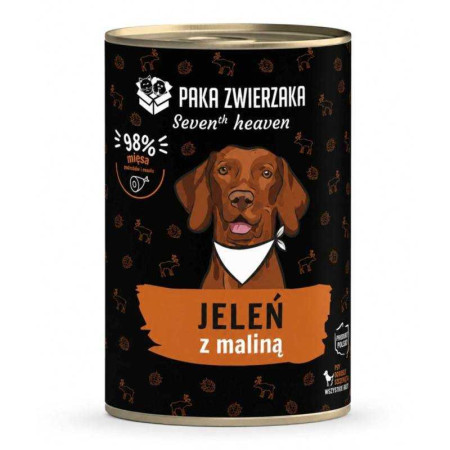 Paka Zwierzaka Seventh Heaven karma mokra dla psa z jeleniem i maliną