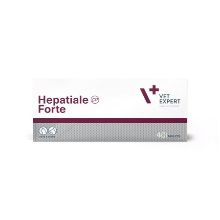 VetExpert HEPATIALE FORTE - 60 tabl. preparat wspomagający funkcje wątroby dla psów i kotów