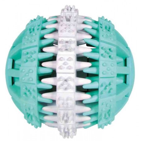 Trixie - Piłka gumowa z miętą Denta Fun 7,5 cm