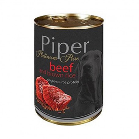 Dolina Noteci Piper Platinum Pure mokra karma dla psa alergika z wołowiną i ryżem brązowym 400 g