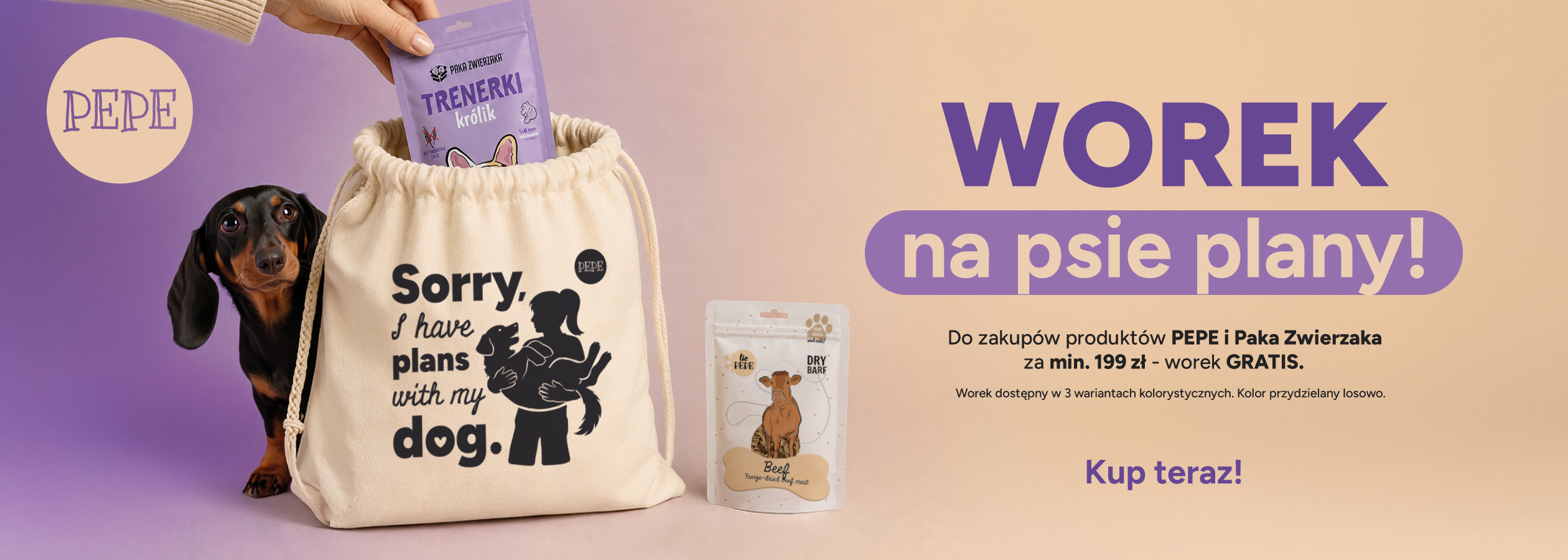 Worek na psie plany GRATIS